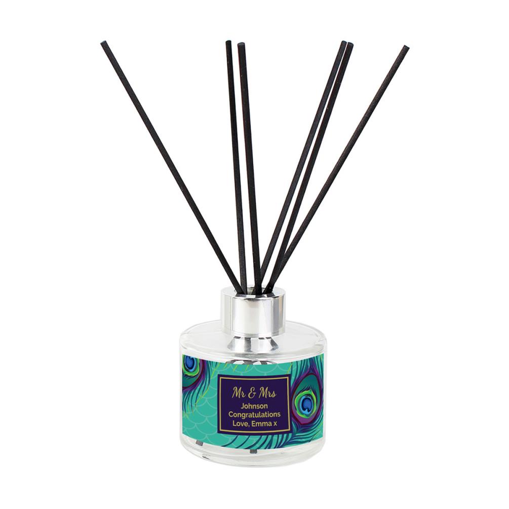 Personalised Peacock Reed Diffuser £13.49